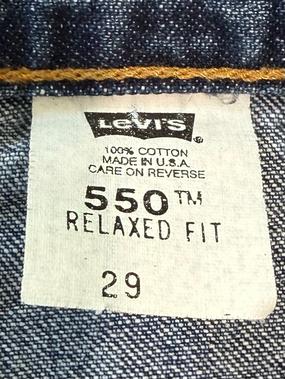 Vintage Levi’s 550 USA Made High Rise Cutoff Shorts 28 Relaxed Fit - Picture 5 of 8